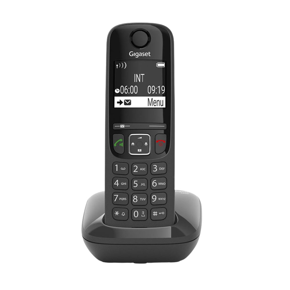 Радiотелефон DECT Gigaset AS690 Black (S30852-H2816-S301)