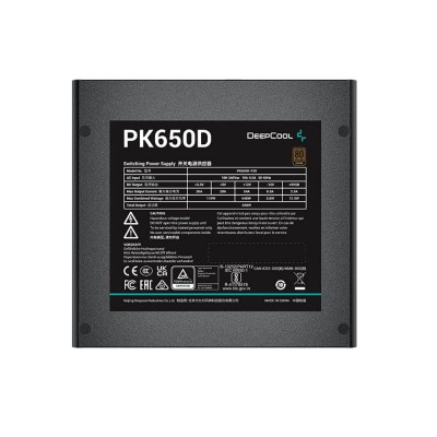 Блок питания DeepCool PK650D (R-PK650D-FA0B-EU) 650W