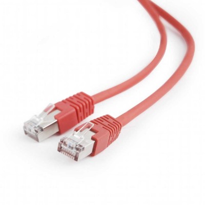 Патч-корд Cablexpert FTP (PP22-0.5M/R) литой, Cat.5e, 50u, CCA, 0.5м, красный