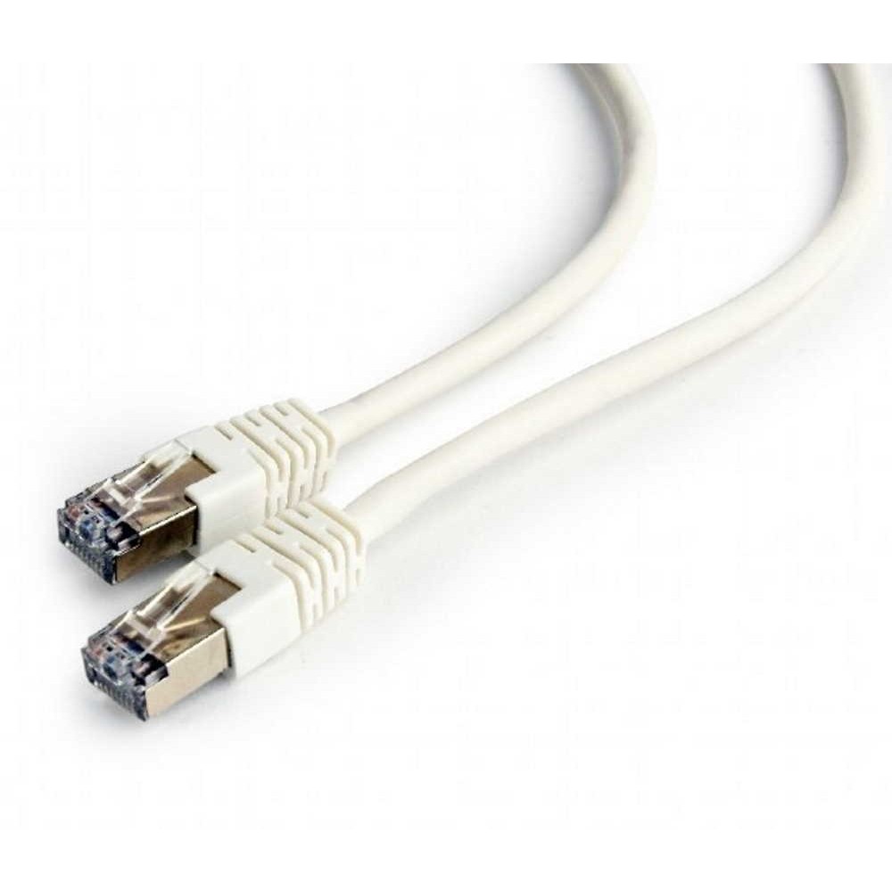 Патч-корд Cablexpert FTP (PP6-0.25M/W) литий, Cat.6, 50u, CCA, 0.25м, білий