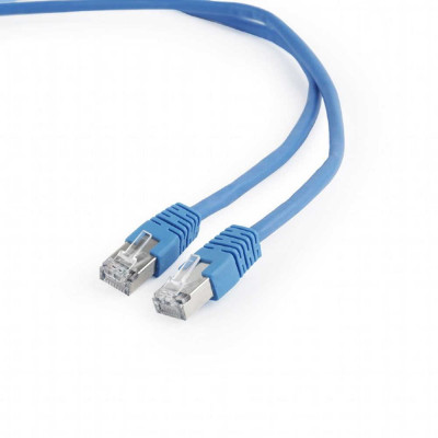 Патч-корд Cablexpert FTP (PP6-3M/B) литий, Cat.6, 50u, CCA, 3м, синій