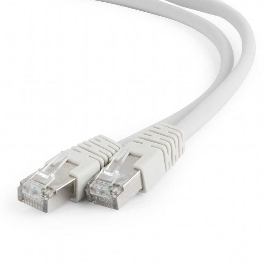 Патч-корд Cablexpert S/FTP (PP6A-LSZHCU-2M) литой, Cat.6a, 50u, CU, 2м, серый