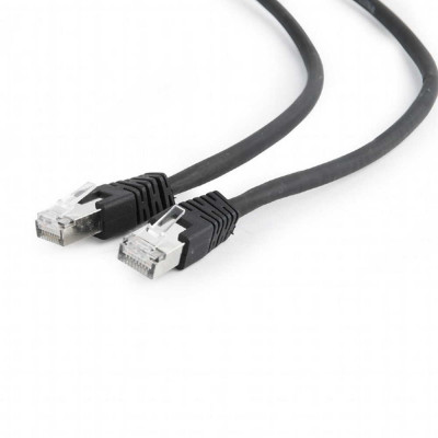 Патч-корд Cablexpert S/FTP (PP6A-LSZHCU-BK-3M) литой, Cat.6a, 50u, CU, 3м, черный