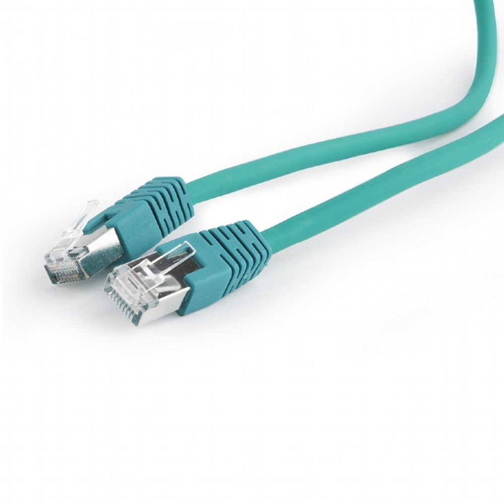 Патч-корд Cablexpert S/FTP (PP6A-LSZHCU-G-5M) литой, Cat.6a, 50u, CU, 5м, зеленый