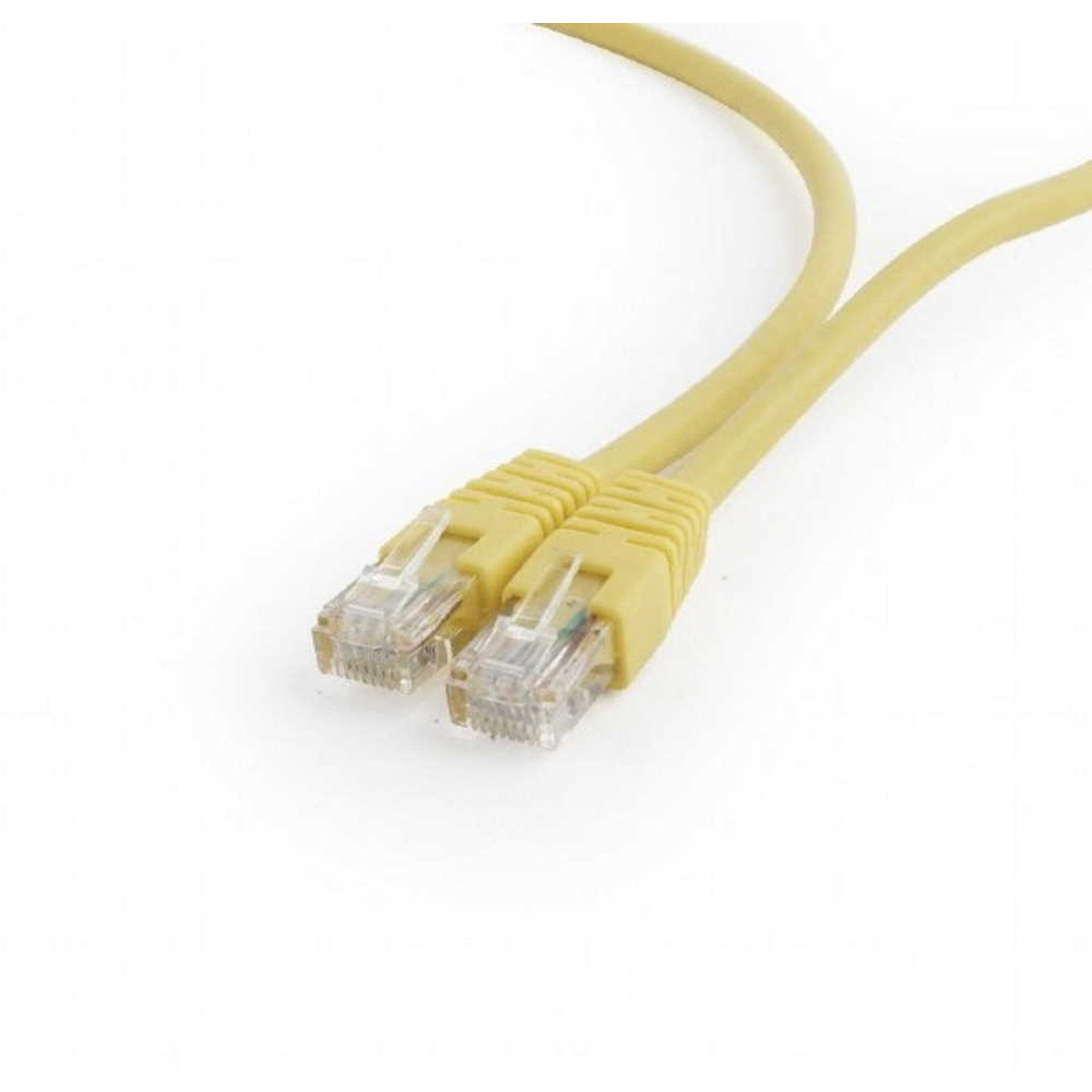 Патч-корд Cablexpert UTP (PP6U-3M/Y) литий, Cat.6, 50u, CCA, 3м, жовтий
