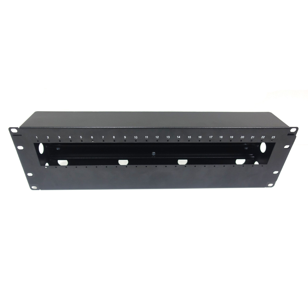 Кронштейн крепления DIN-рейки 19" CSV 3Uх23Din (черный)