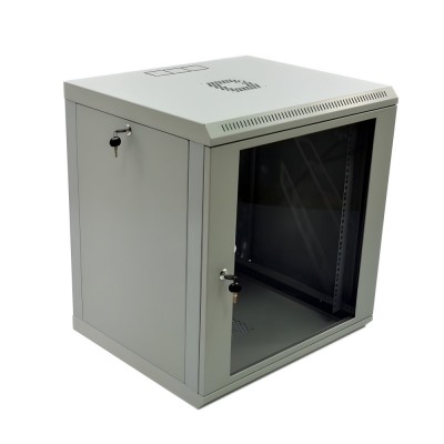 Шкаф настенный CMS 12U, 600x500, UA-MGSWL125G, акрил, серый