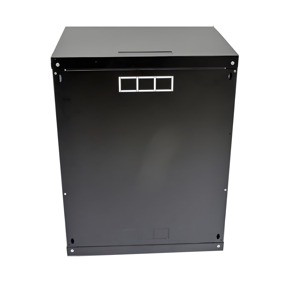 Шкаф настенный CMS 15U, 600x600, UA-MGSWA156B, акрил, черный