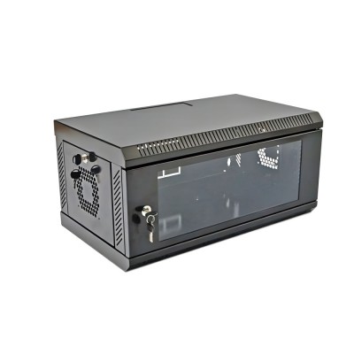 Шкаф настенный CMS 4U, 600x350, UA-MGSWA435B, акрил, черный