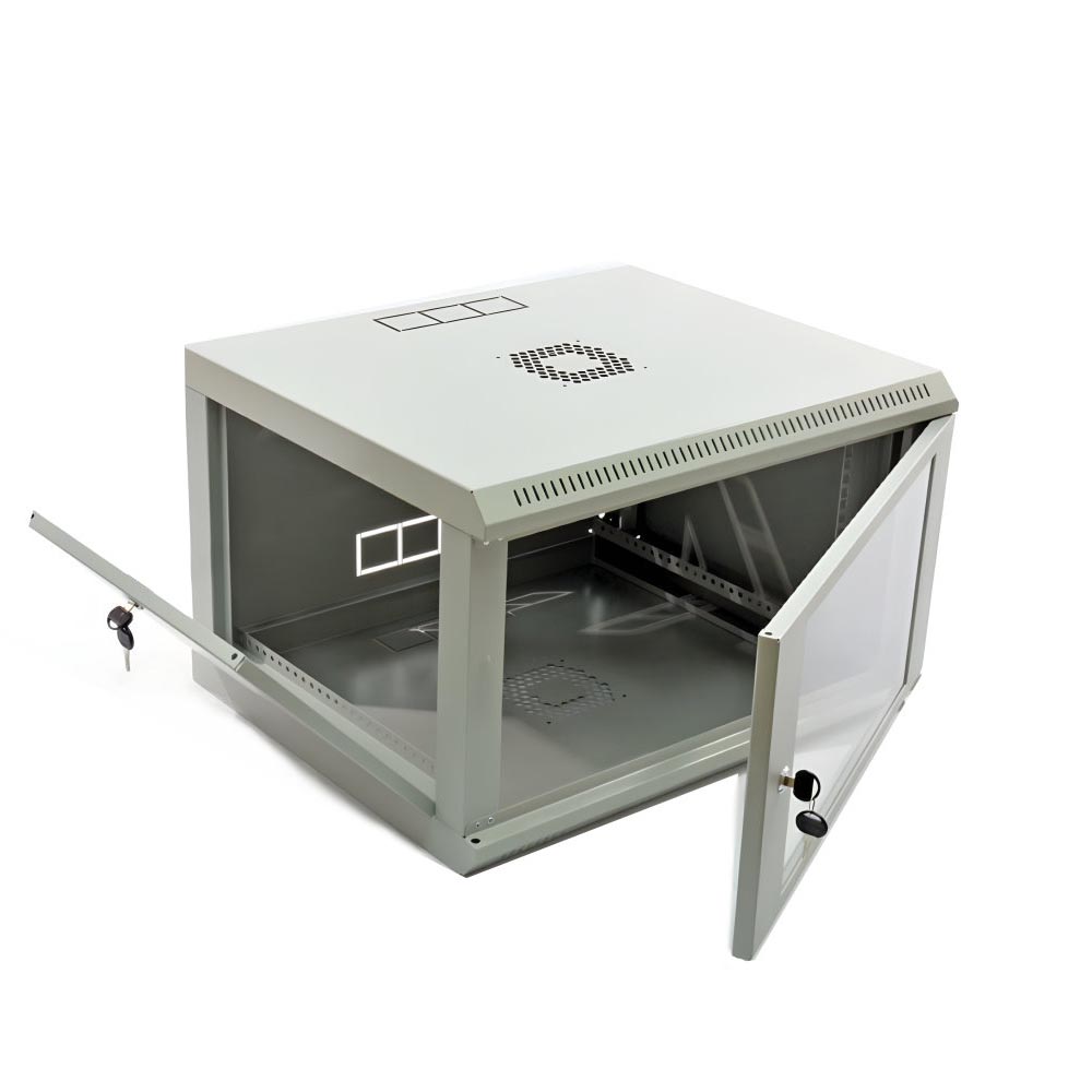 Шкаф настенный CMS 6U, 600x500, UA-MGSWL65G, акрил, серый