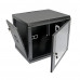 Шкаф настенный CMS 9U, 600x600, UA-MGSWA96B, акрил, черный