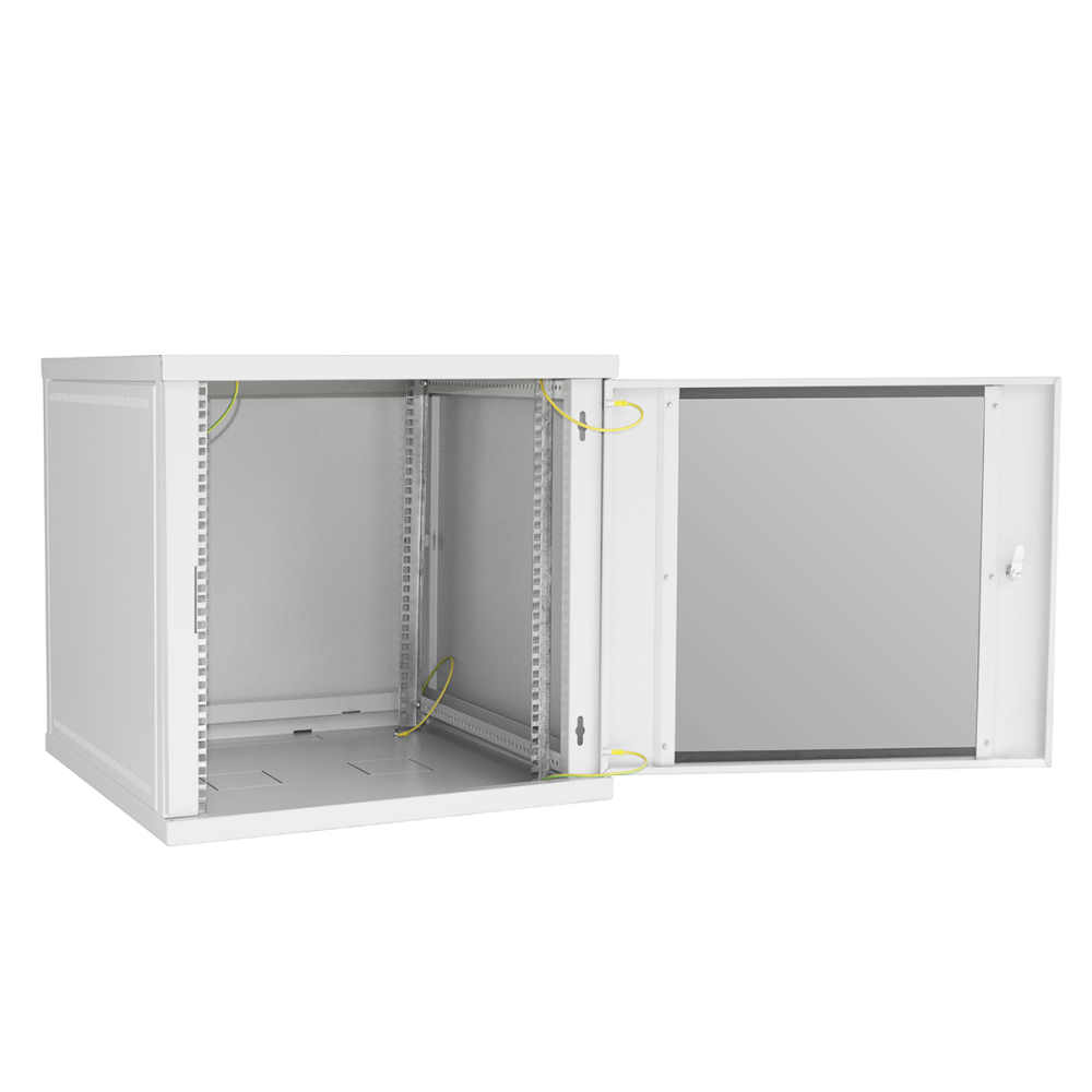 Шкаф настенный IPCOM 12U 600x600, СН-12U-06-06-ДС-1, стекло