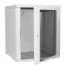 Шкаф настенный IPCOM 15U 600x450, СН-15U-06-04-ДС-1, стекло