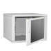 Шкаф настенный IPCOM 9U 600x600, СН-9U-06-06-ДС-1, стекло