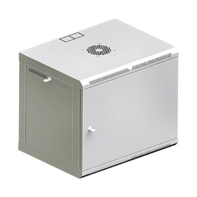 Шкаф настенный VAGO 18U (910x600x600), металл, серый