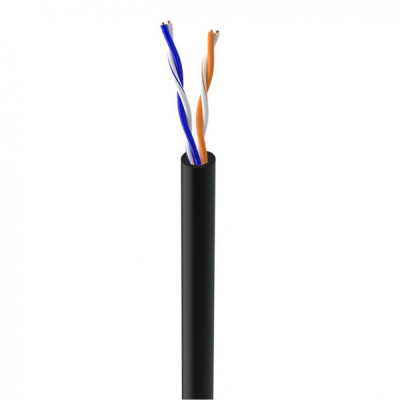 Вита пара ДКЗ UTP 2x2x0,48 Cat5e ПЕ зовнішній 305м