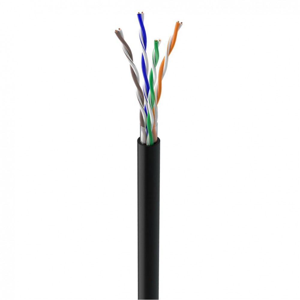Витая пара ДКЗ UTP 4x2x0,51 Cat5e ПЕ внешний 305м
