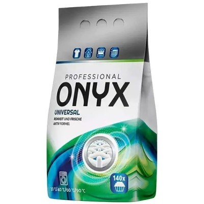 Стиральный порошок ONYX Professional Vollwaschmittel 10 кг, для всех типов вещей, 166 циклов стирки, (4262466440325)