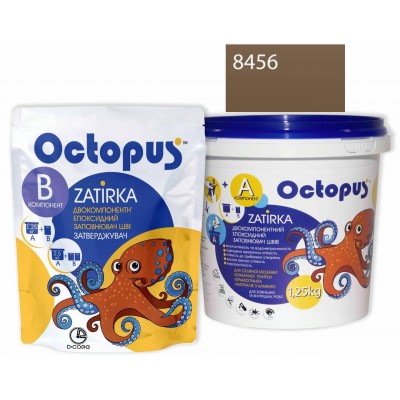 Двухкомпонентная эпоксидная затирка Octopus Zatirka цвет бежевый 8456  1,25 кг (8456-1)