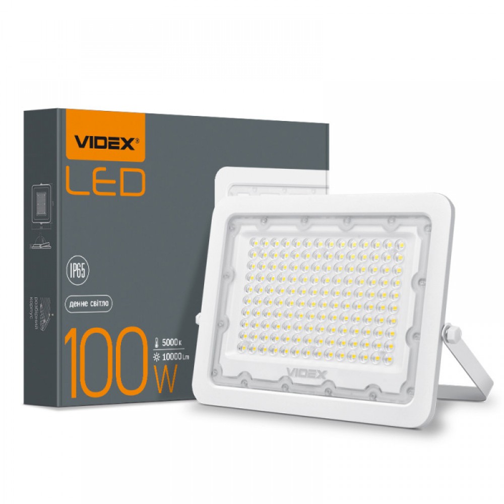 LED прожектор VIDEX F2e 100 W 5000 K (VL-F2e-1005W)