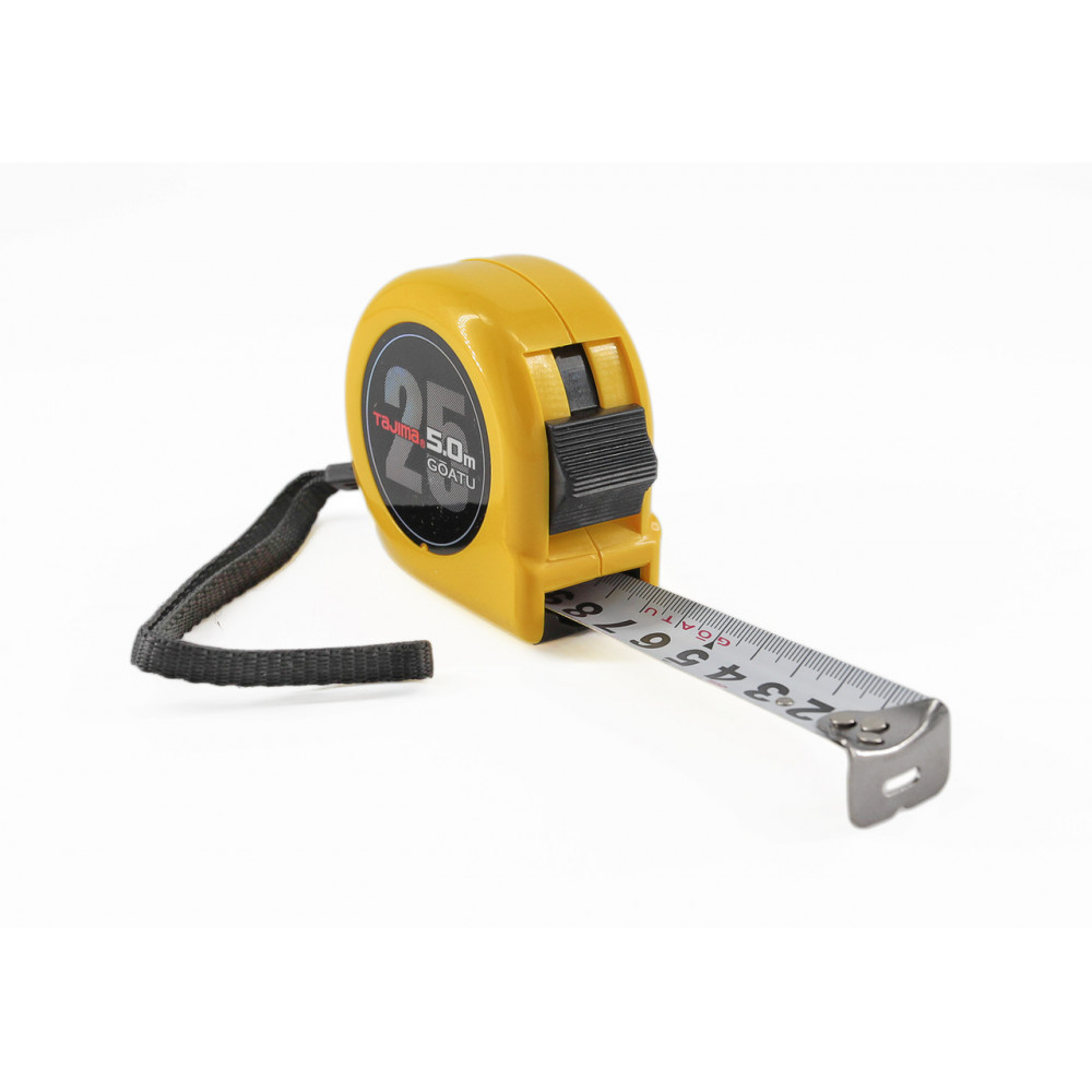 Рулетка строительная Tajima GOATU HI LOCK L25-50 5 м (1001-2439)