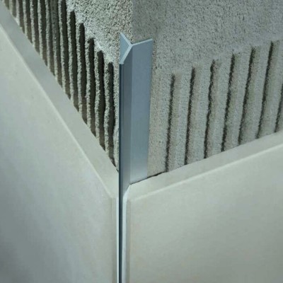 Профиль алюминиевый PROFILITEC FILOJOLLY угловой для плитки 2700х6 мм серый (RJF 60 AS)