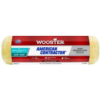 Малярный валик Wooster American Contractor (ВЯЗАНЫЙ) 23 см (9”) ворс 10 мм (3/8”) (R562-9) (R562-9)