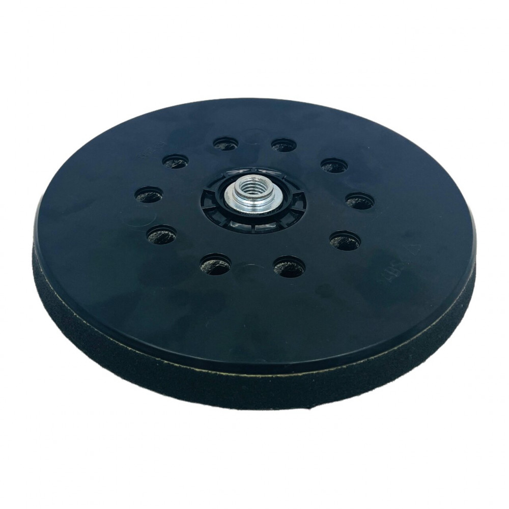 Мягкая шлифовальная тарелка D225 для шлифмашин (Жирафов) 10 отверстий (HD2100)