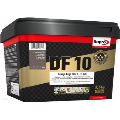 Затирка для швів Sopro DF 10 1080 темно-cірий №70 (5 кг) (1080/5)