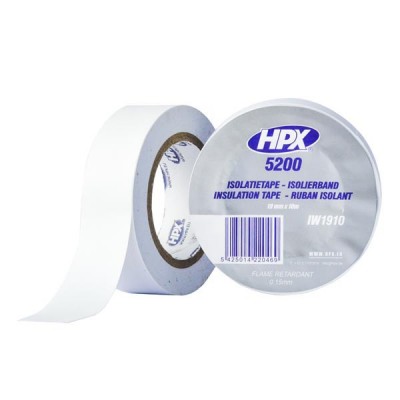 Профессиональная изоляционная лента HPX 5200 19ммx10м белая (IW1910)