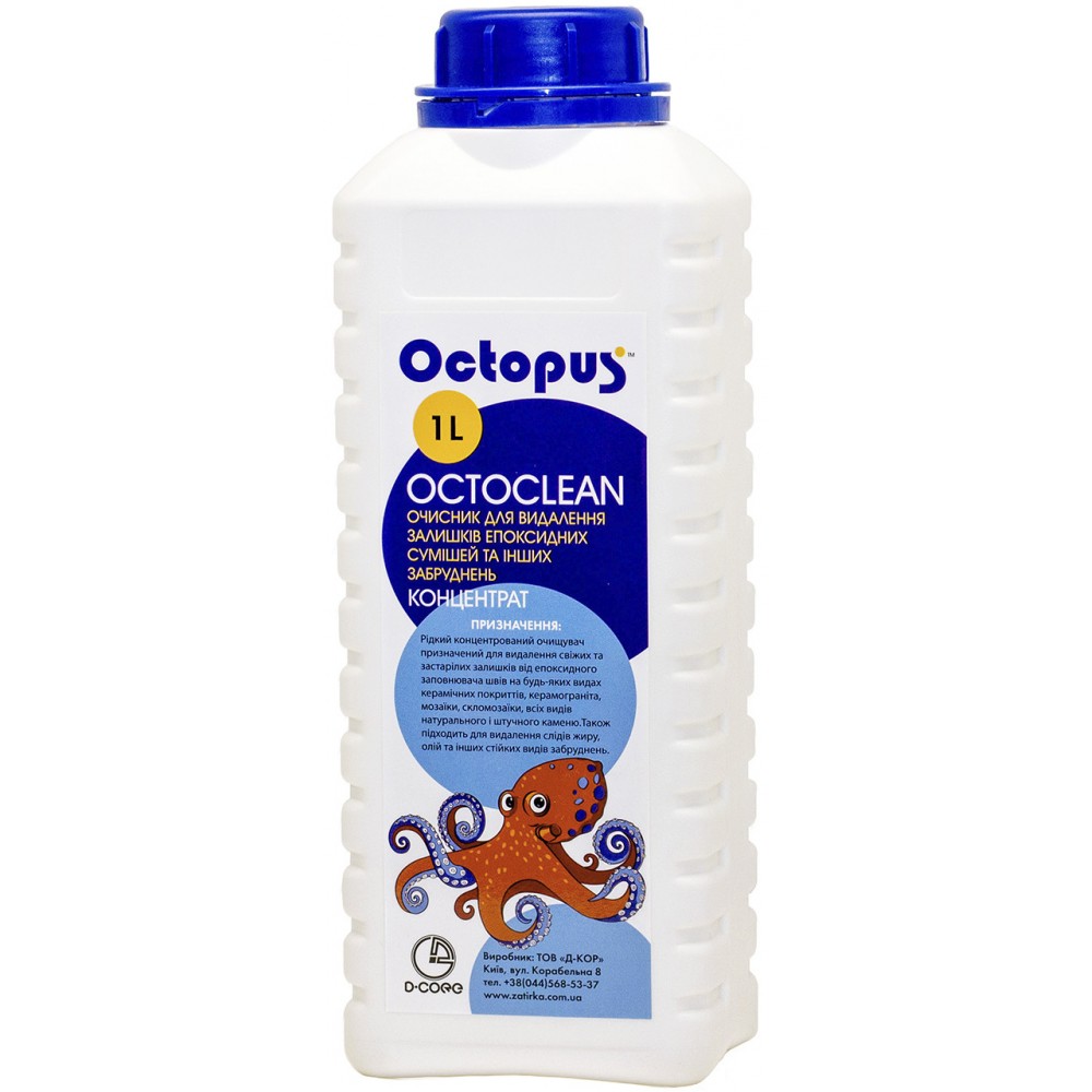 Засіб для чищення залишків епоксидної фуги Octopus Octoclean 1л (OC-1)