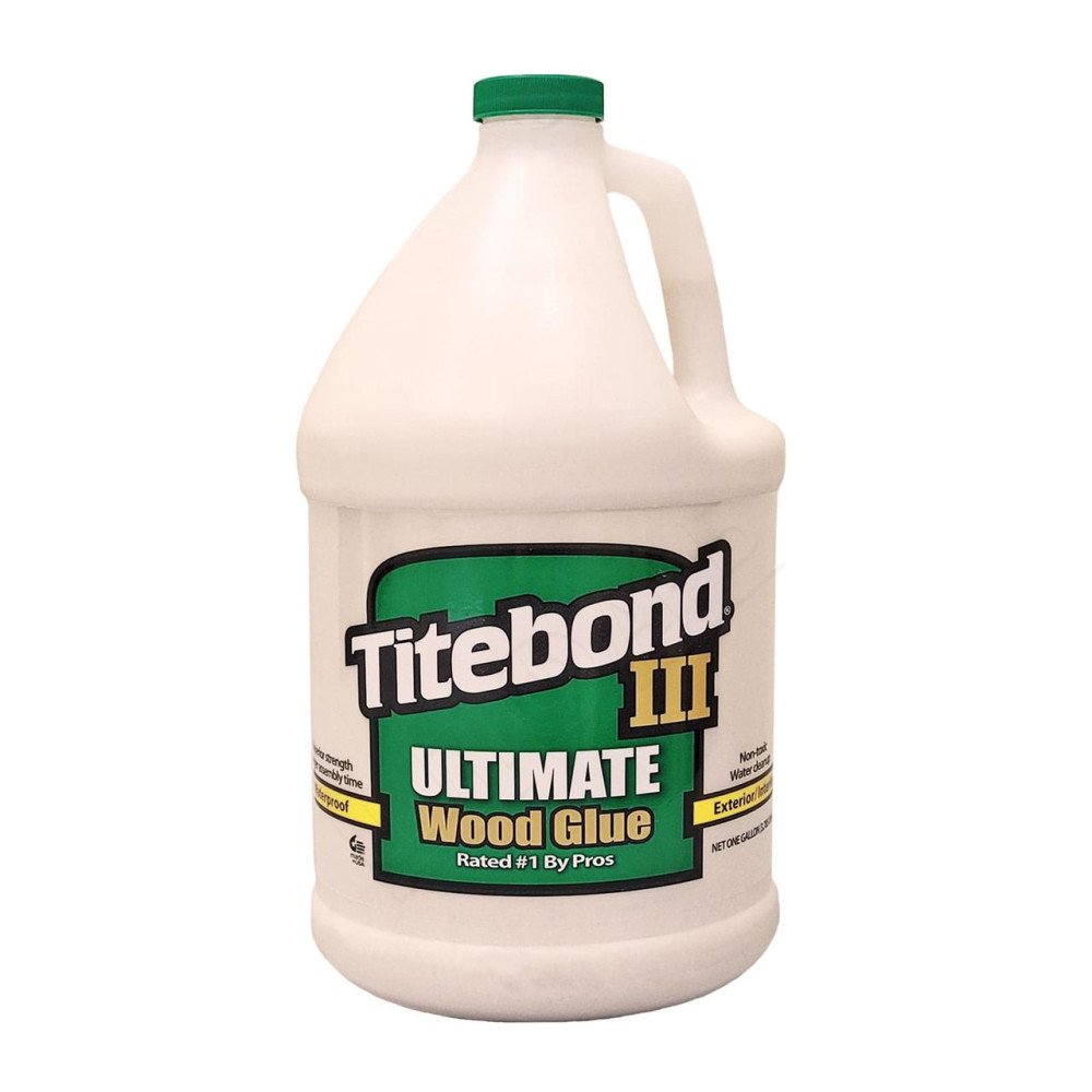 Универсальный ПВА клей для дерева Titebond III Ultimate Wood Glue D4, светло-коричневый, 3,78 л (141