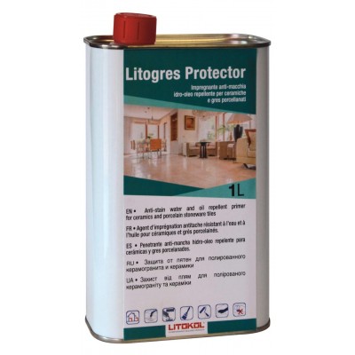 Защитная пропитка для полированного керамогранита и керамики Litokol LITOGRES PROTECTOR 1 л (LTGPRT0