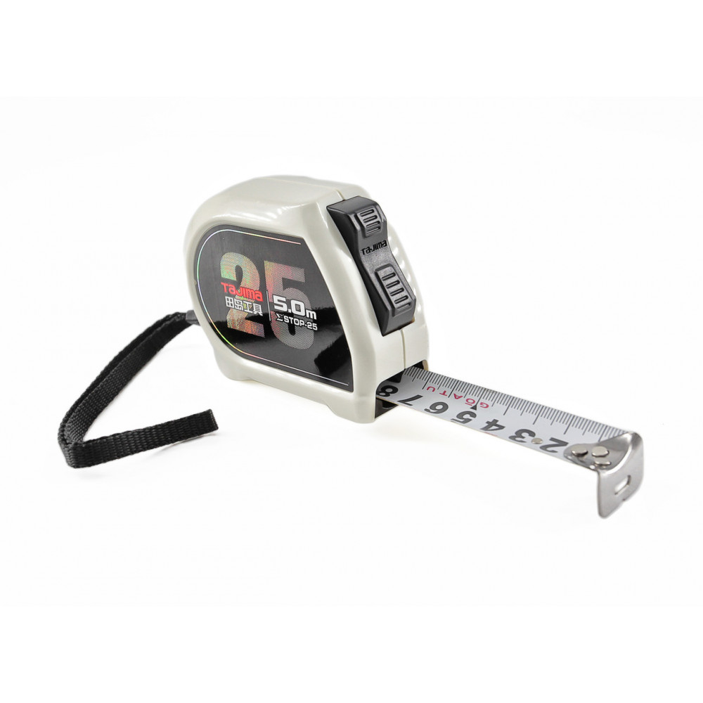 Рулетка строительная Tajima SIGMA SS2550 5 м с автостопом (1001-2434)