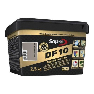Затирка для швов Sopro DF 10 1055 песчано-серая №18 (2,5 кг) (1055/2,5)