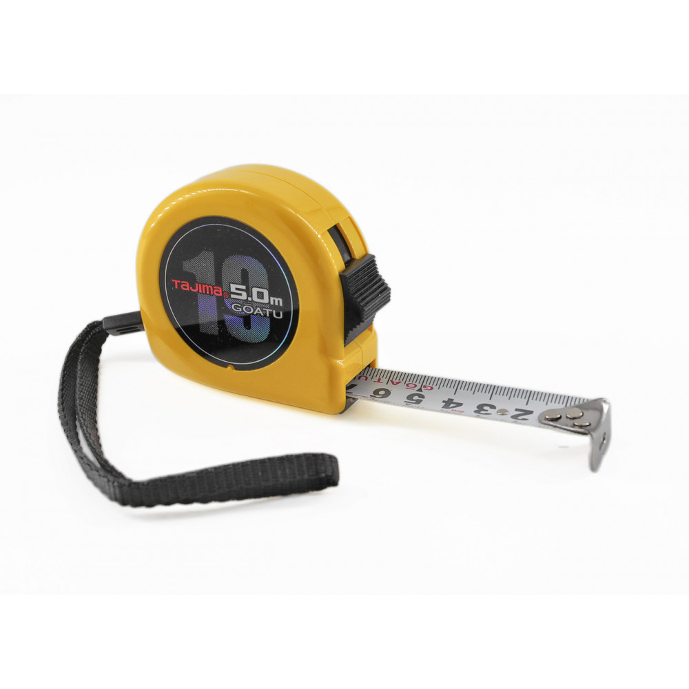 Рулетка строительная Tajima GOATU HI LOCK М19-50 5 м (1001-2438)