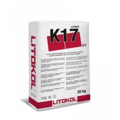 Клей на цементній основі Litokol K17 20 кг C1 сірий (K170020)