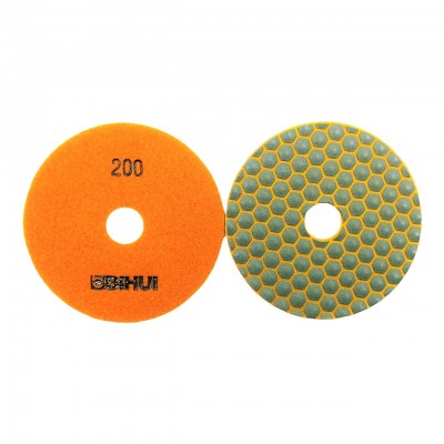 Алмазный гибкий шлифовальный круг BIHUI на липучке №200 (DPP420)