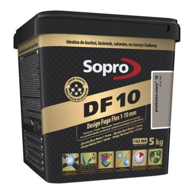 Затирка для швов Sopro DF 10 1055 песчано-серая №18 (5 кг) (1055/5)