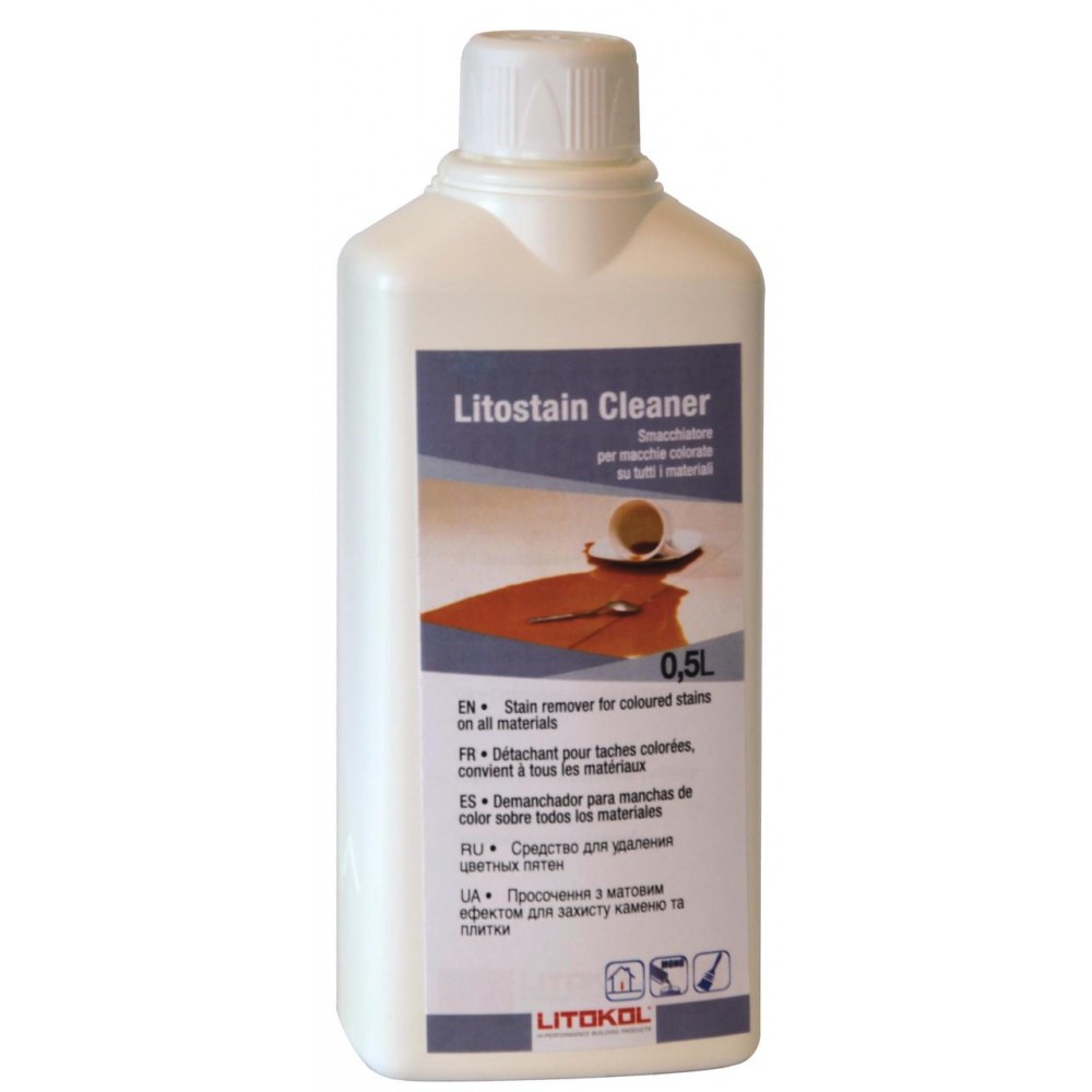 Засіб для видалення органічних і біологічних плям Litokol LITOSTAIN CLEANER 0,5 л (LTSCLN0500)