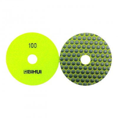 Алмазный гибкий шлифовальный круг BIHUI на липучке №100 (DPP410)