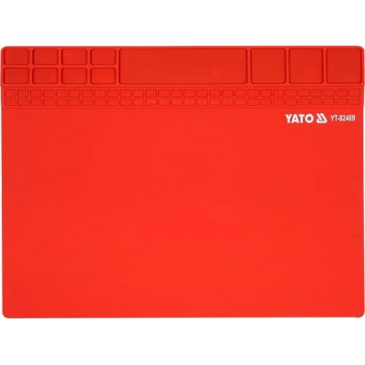 Килимок силіконовий YATO YT-82469 термостійкий для паяння та розбирання (YT-82469)