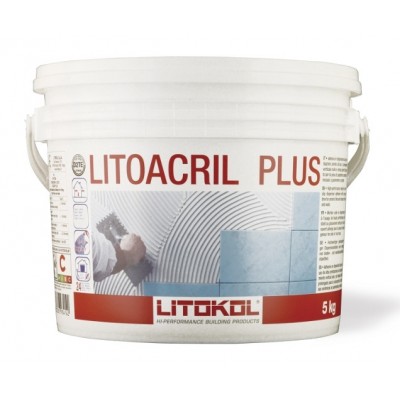 Дисперсионный клей Litokol LITOACRIL PLUS 5 кг белый (LACR0005)