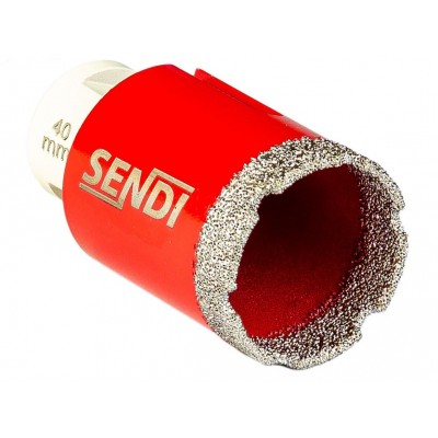 Алмазная коронка Sendi 40 мм для сухого сверления М14 (SK40)