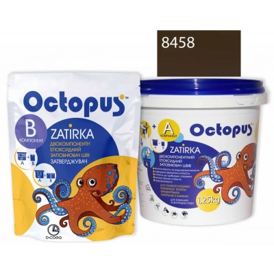 Двухкомпонентная эпоксидная затирка Octopus Zatirka цвет бежевый 8458  1,25 кг (8458-1)