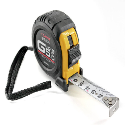 Рулетка будівельна Tajima G LOCK GL19-50 ударостійка 5 м (1001-0220)