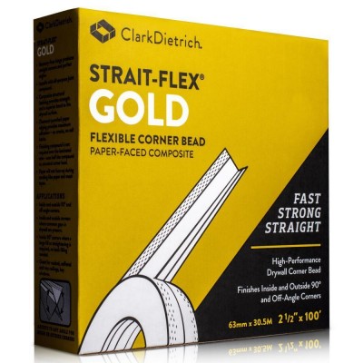 Кутоформувальна стрічка Strait-flex GOLD композитна, 30м (SFG30)