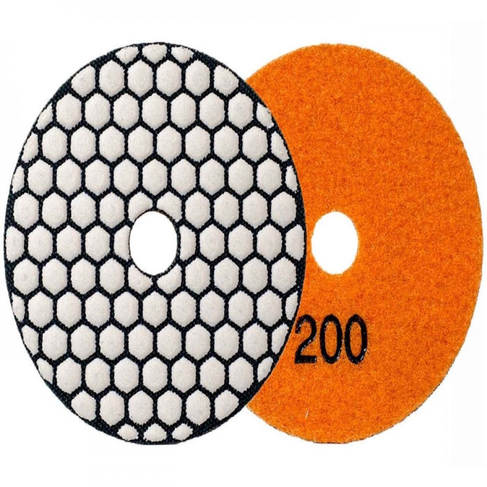 Алмазний гнучкий шліфувальний диск (черепашка) Sendi на липучці №200 (SE200)