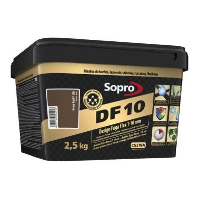 Затирка для швов Sopro DF 10 1059 коричневый бали №59 (2,5 кг) (1059/2,5)