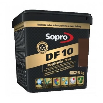 Затирка для швов Sopro DF 10 1059 коричневый бали №59 (5 кг) (1059/5)